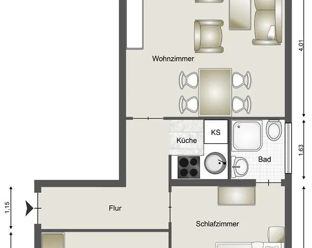 Apartamento Deck 9 Büsum